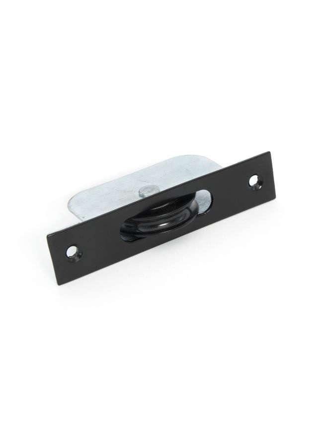 Black Square Ended Sash Pulley 75kg