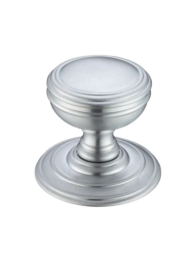 Zoo Hardware Mortice Knob - Concealed Fix - Satin Chrome