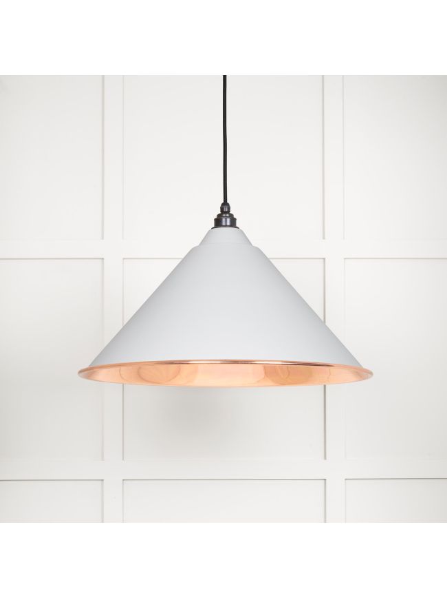 Smooth Copper Hockley Pendant in Flock