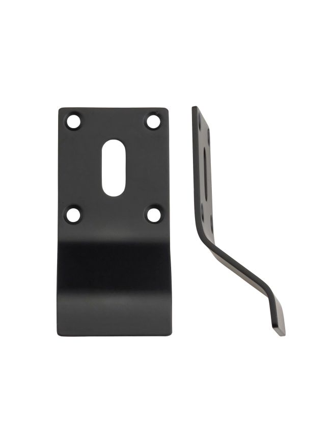 Zoo Hardware Cylinder Latch Pull - Standard Profile - 88mm x 43mm - Powder Coat Black