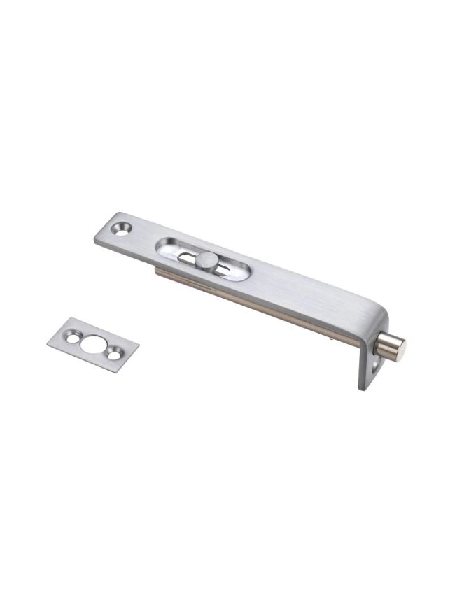 Zoo Hardware Sunk Slide Flush Bolt 17 x 100mm - Satin Chrome