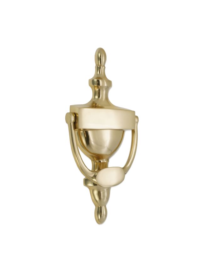 Victorian Door Knocker 200mm Polished Brass