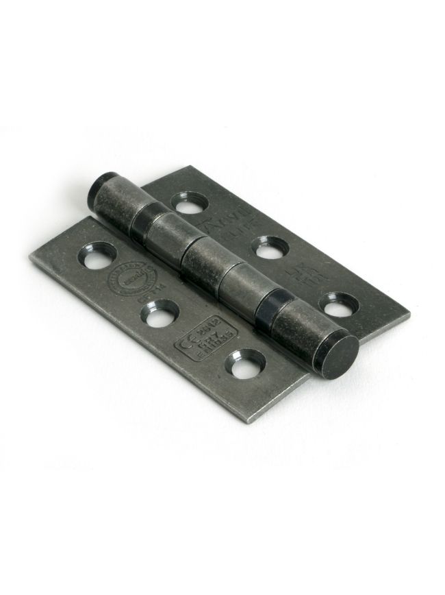 Pewter 3" Ball Bearing Butt Hinge (Pair) ss