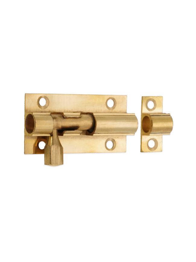 Brass Barrel Bolt 50mm Polished Brass