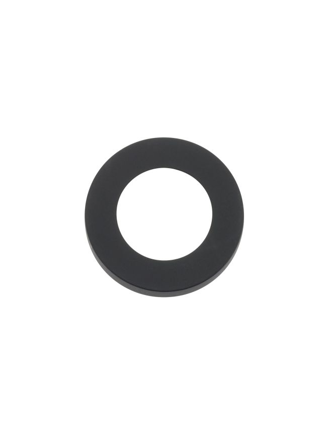 Zoo Hardware Spare Round Rose (1 pair) - Black