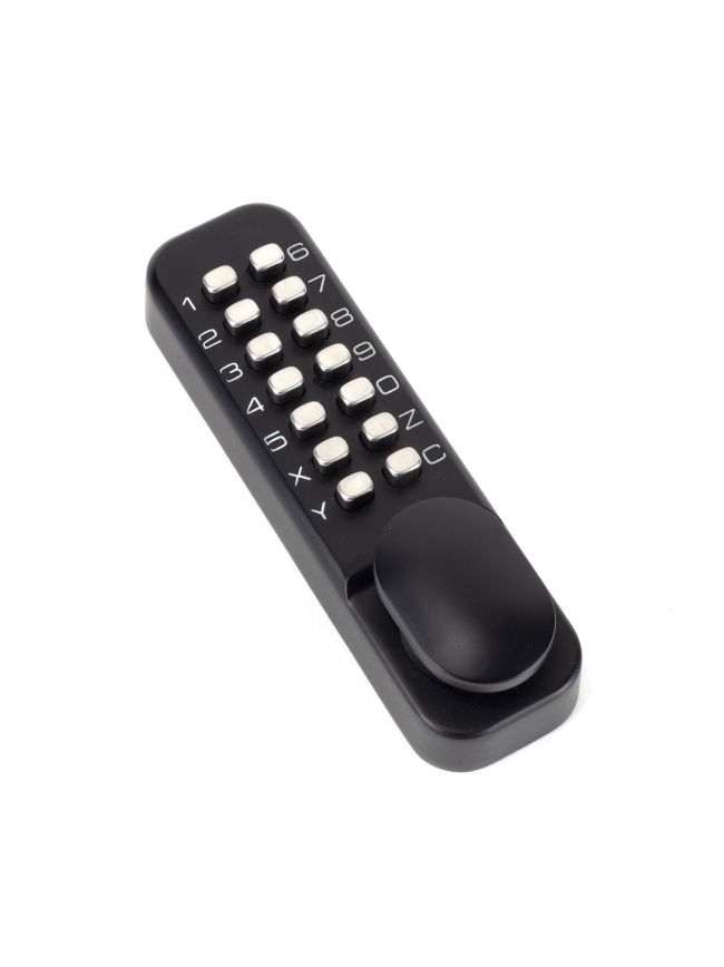 Black Digital Keypad Lock + 60mm Backset Latch Bolt