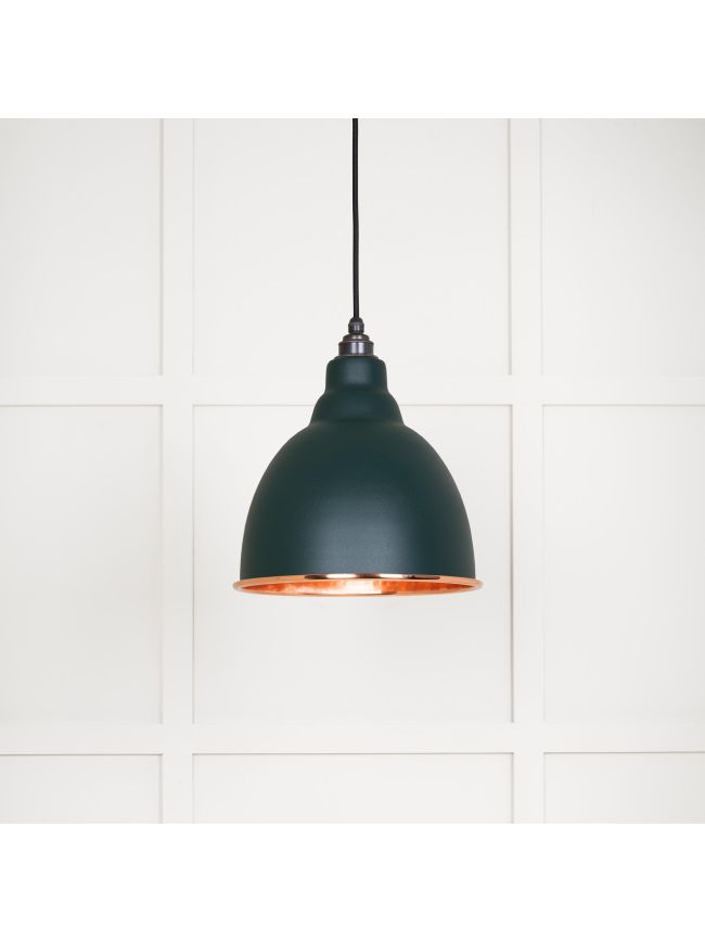 Hammered Copper Brindley Pendant in Dingle