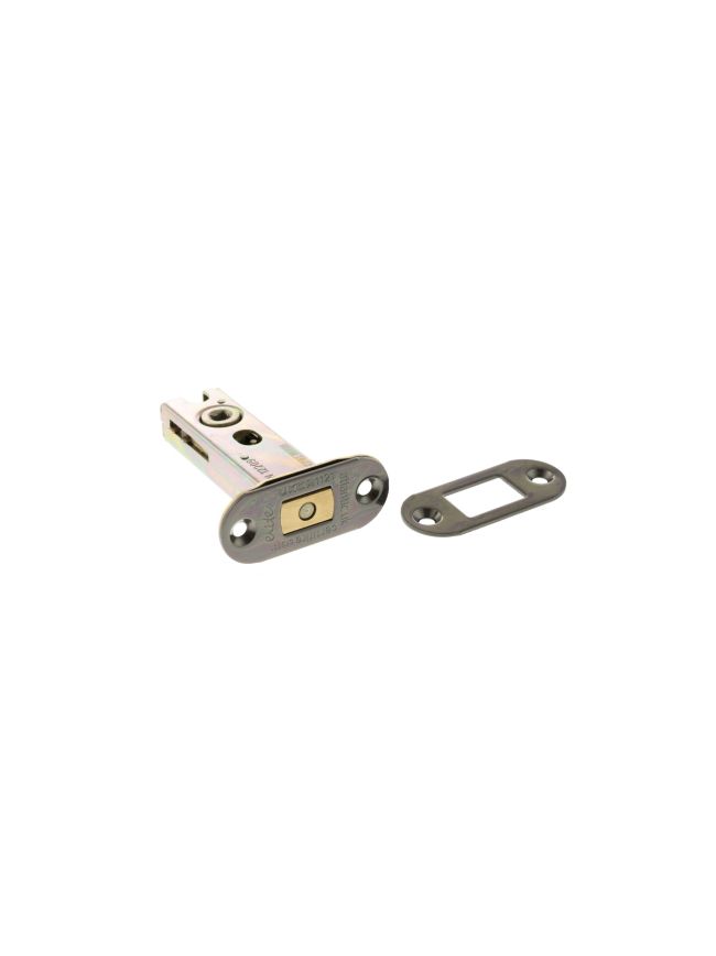 Atlantic Radius Fire-Rated CE Marked Bolt Through Tubular Deadbolt 3" - Black Nickel