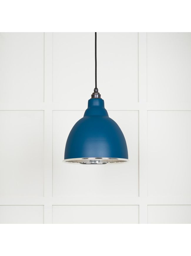Smooth Nickel Brindley Pendant in Upstream