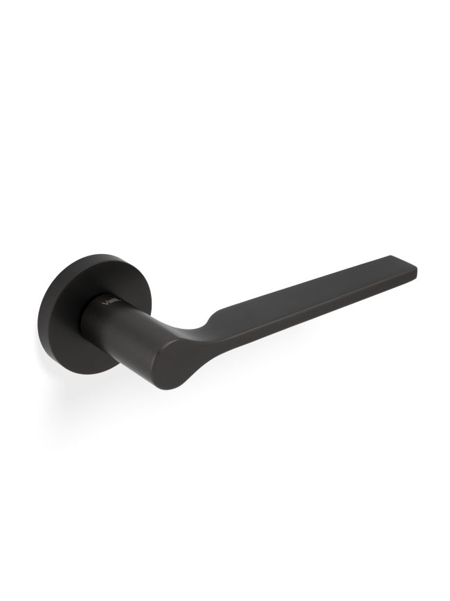 Valli Carmen Lever on Round Rosette - Dark Bronze PVD