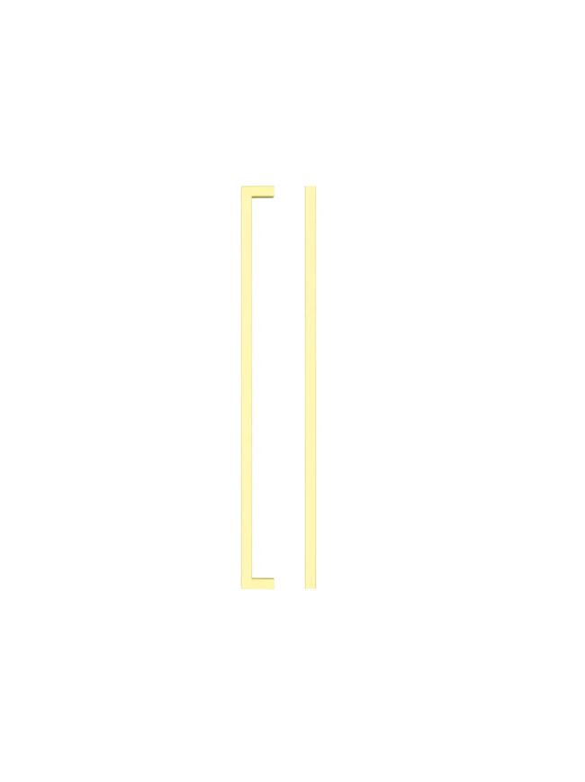 Zoo Hardware Square Block Cabinet handle 320mm CTC Brushed Gold Finish