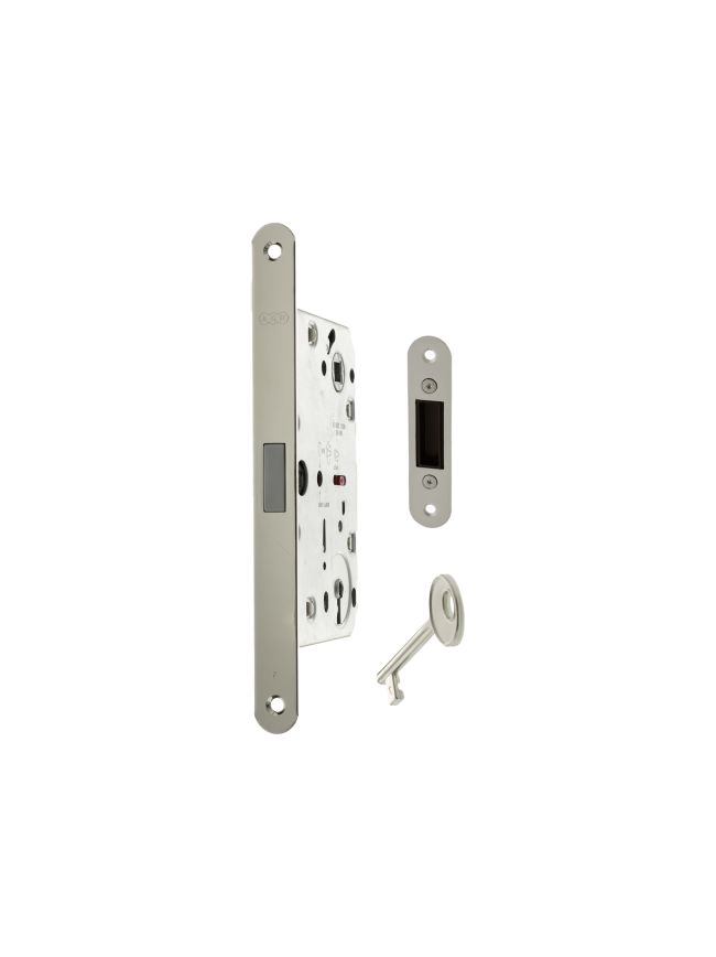 AGB Polaris 2XT Magnetic Key Sashlock 50mm backset - Satin Chrome