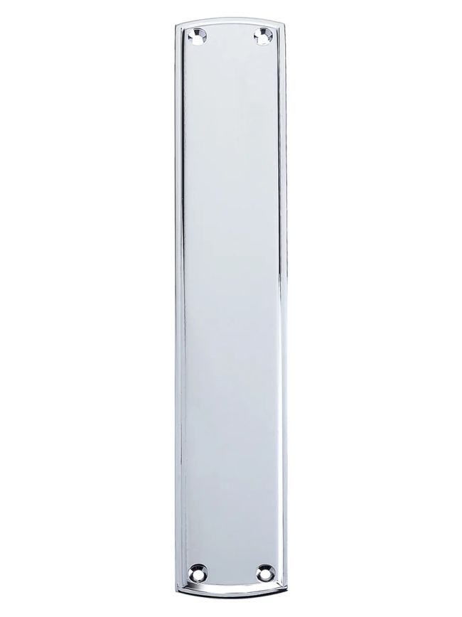 Zoo Hardware Finger Plate 64 x 382mm - Polished Chrome