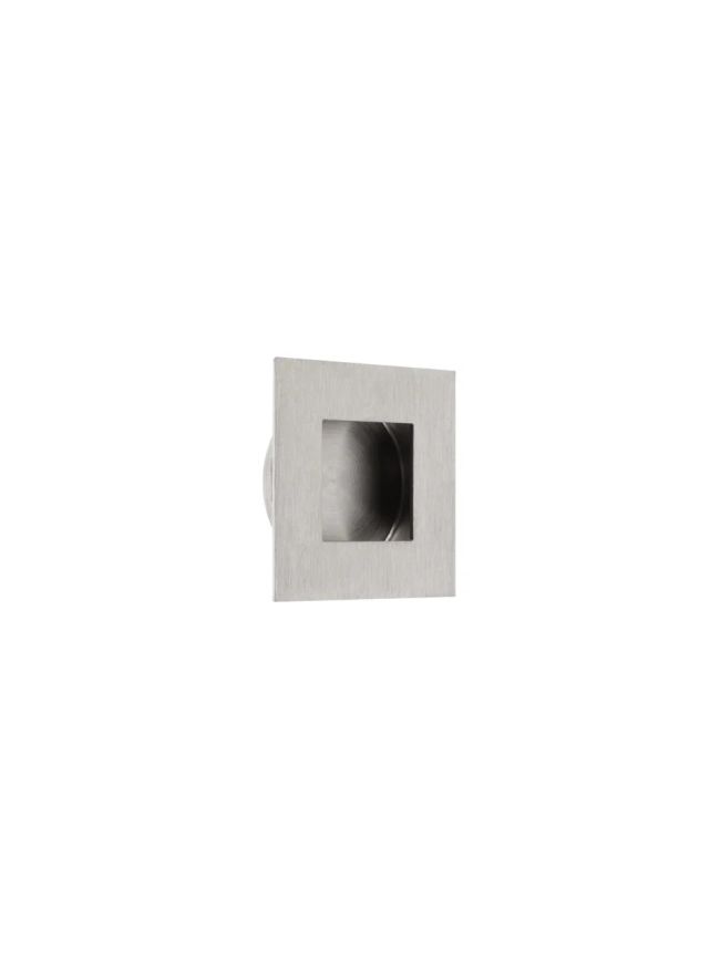 Zoo Hardware Square Flush Pull 40mm x 40mm - Satin Stainless