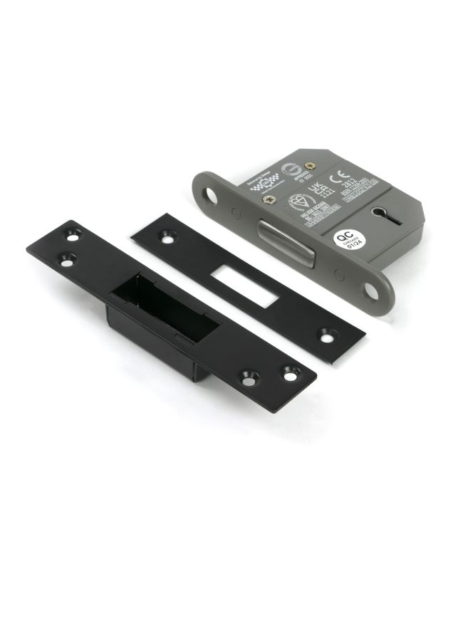 Black 2½" 5 Lever BS Dead Lock