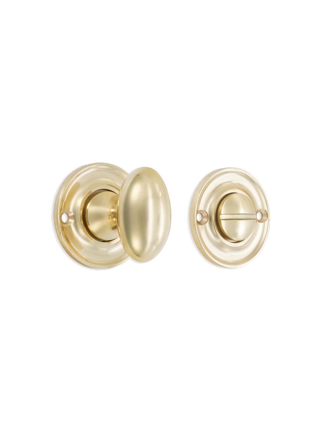 Slimline Turn & Release Polished Brass