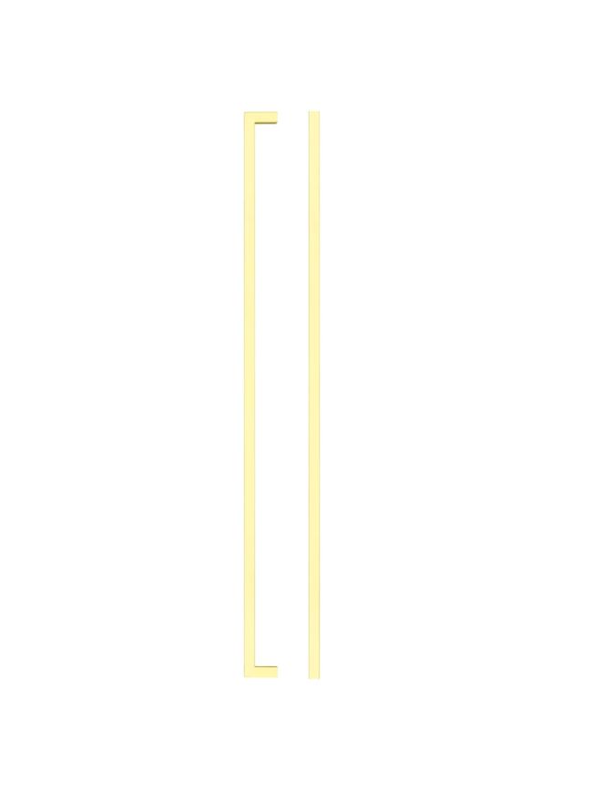 Zoo Hardware Square Block Cabinet handle 448mm CTC Brushed Gold Finish