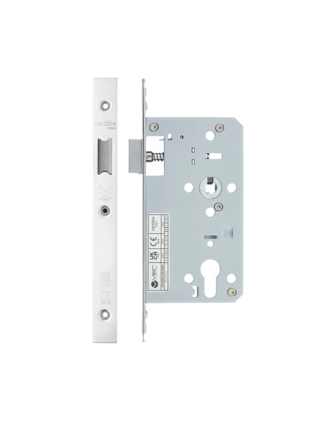 Zoo Hardware 2 Piece - DIN latch - backset 60mm - Stainless Steel