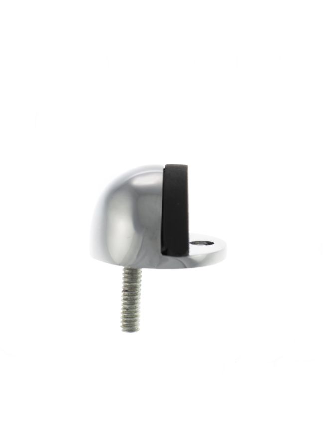 Atlantic Half-Moon Premium Floor Mounted Door Stop - Polished Chrome