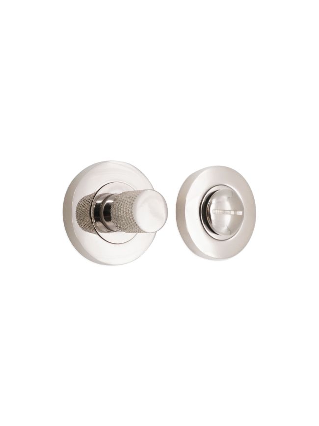 Jewel Knurlmond Thumb Turn & Release Polished Nickel