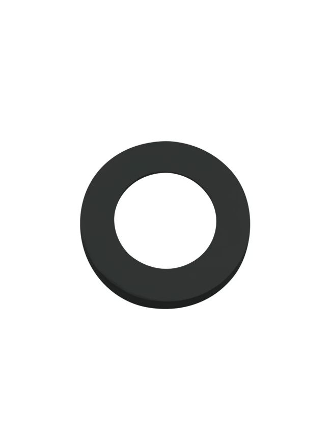 Zoo Hardware Spare round rose - Oscuro Matt Black