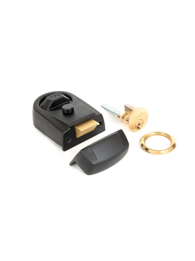 Black Modern Case Night Latch