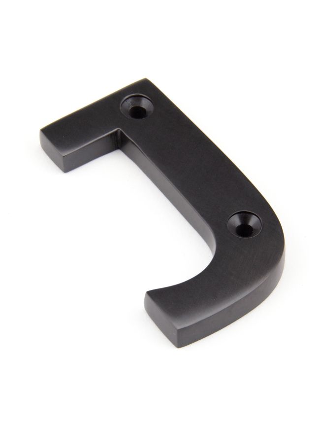 Aged Bronze Letter J