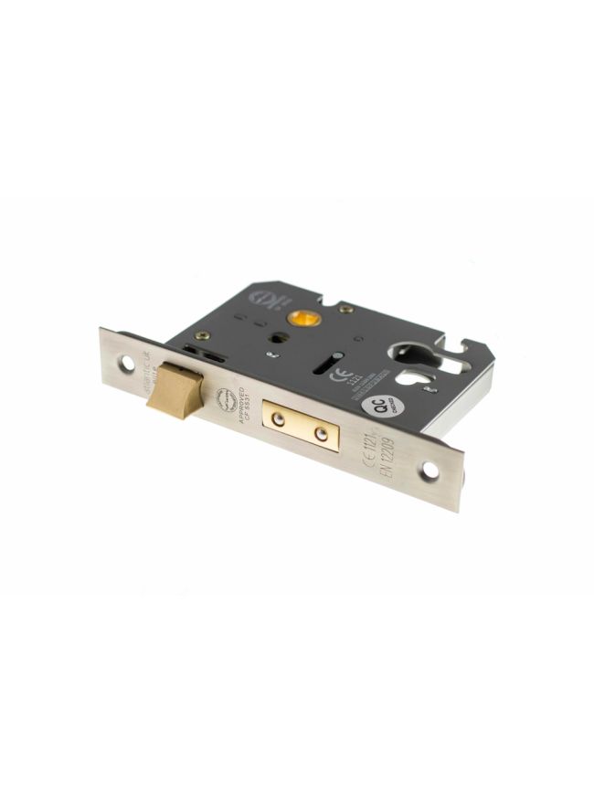 Atlantic Euro Sashlock [CE] 3" - Matt Gun Metal