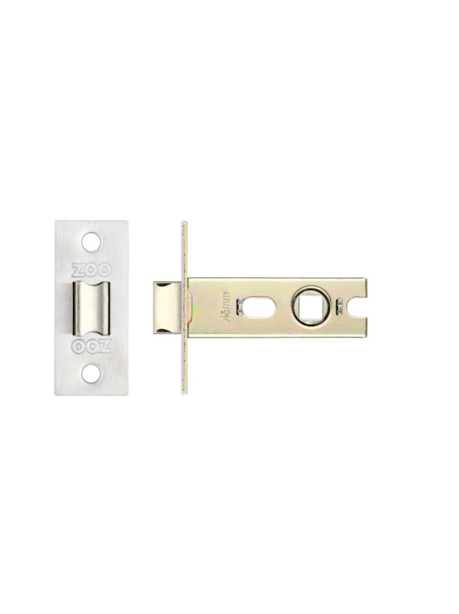 Zoo Hardware Project tubular latch 64mm - bolt-through - Stainless Steel