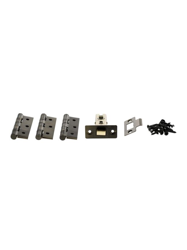 Atlantic Latch Pack [CE] 3" (Latch x1) + 3"x2" (Hinge x3) - Urban Dark Bronze