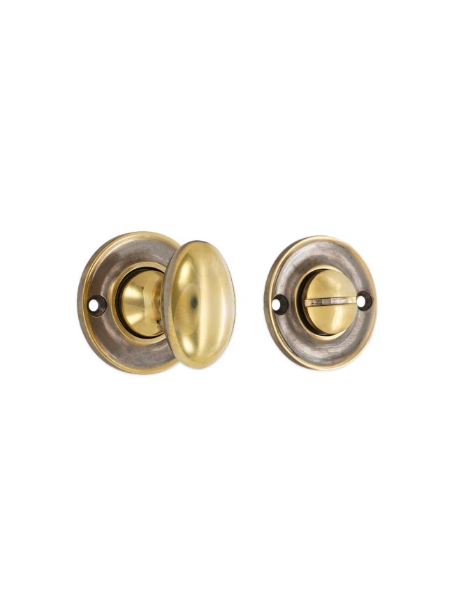 Slimline Turn & Release Aged Brass