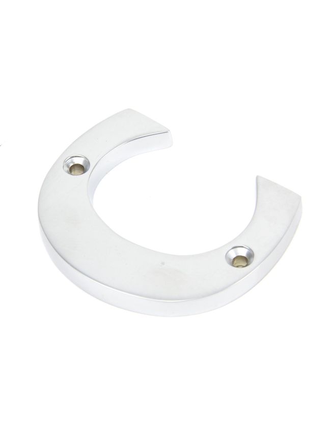Satin Chrome Letter C