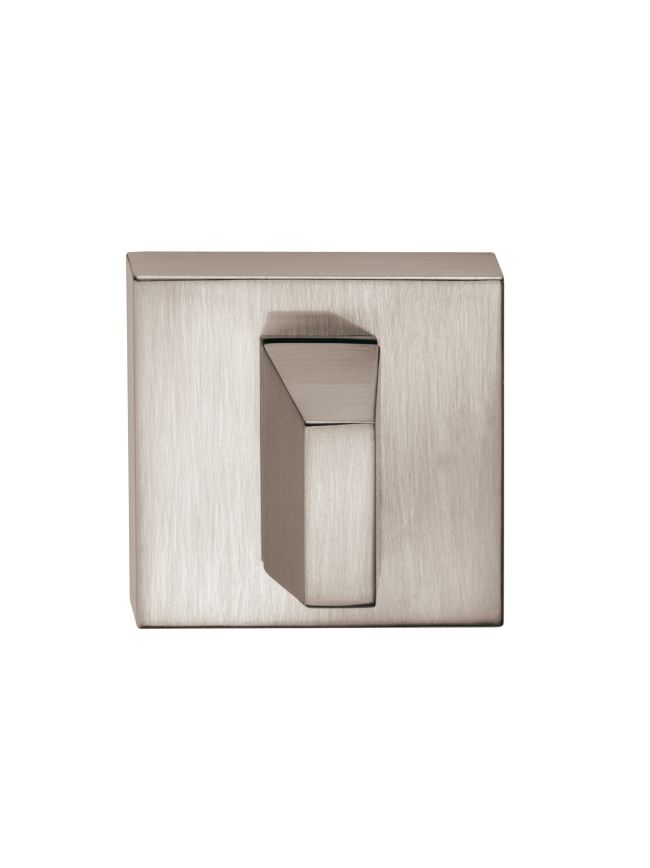 Tupai Rapido Curva/QuadraLine WC Turn on Square Rose (bolt through fixing only) - Pearl Nickel