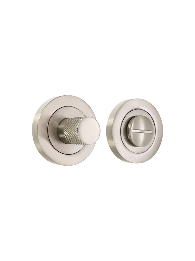 Connaught Knurled Turn & Release Satin Nickel