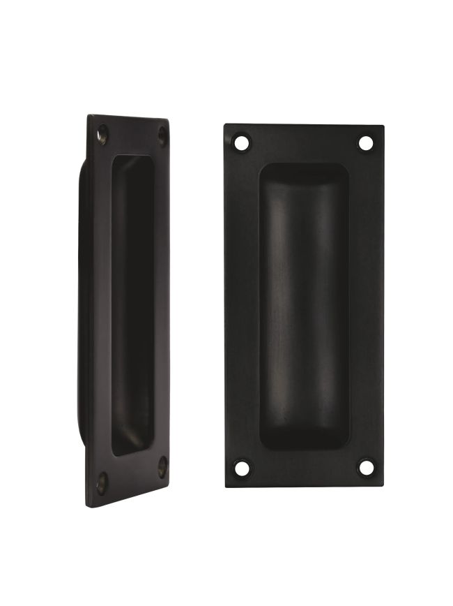 Zoo Hardware Flush Pull - 102 x 45mm 13mm Depth - PVD Dark Bronze