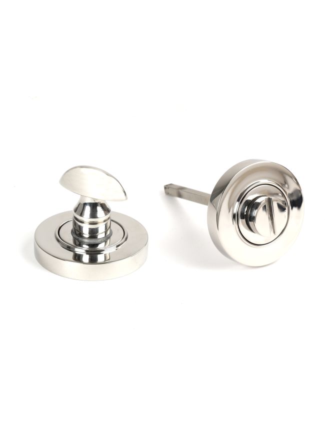 Polished Marine SS (316) Round Thumbturn Set (Plain)