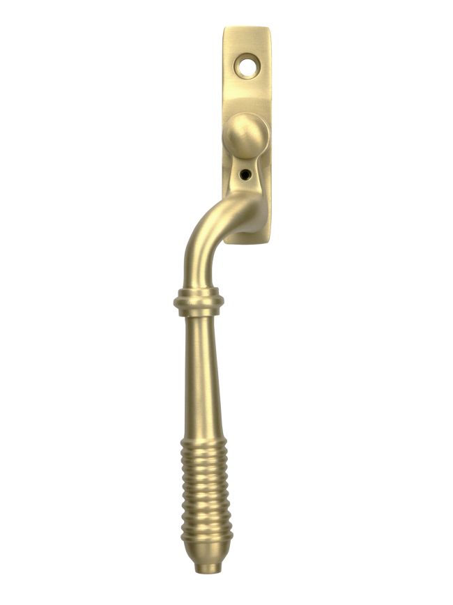 Satin Brass Reeded Espag - LH