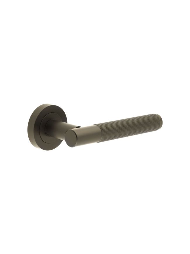 Venice Dark Bronze Lever on Rose - By Frelan Hardware - JV852DB