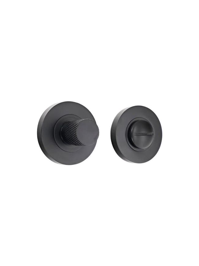 Jewel Knurlmond Thumb Turn & Release Matt Black