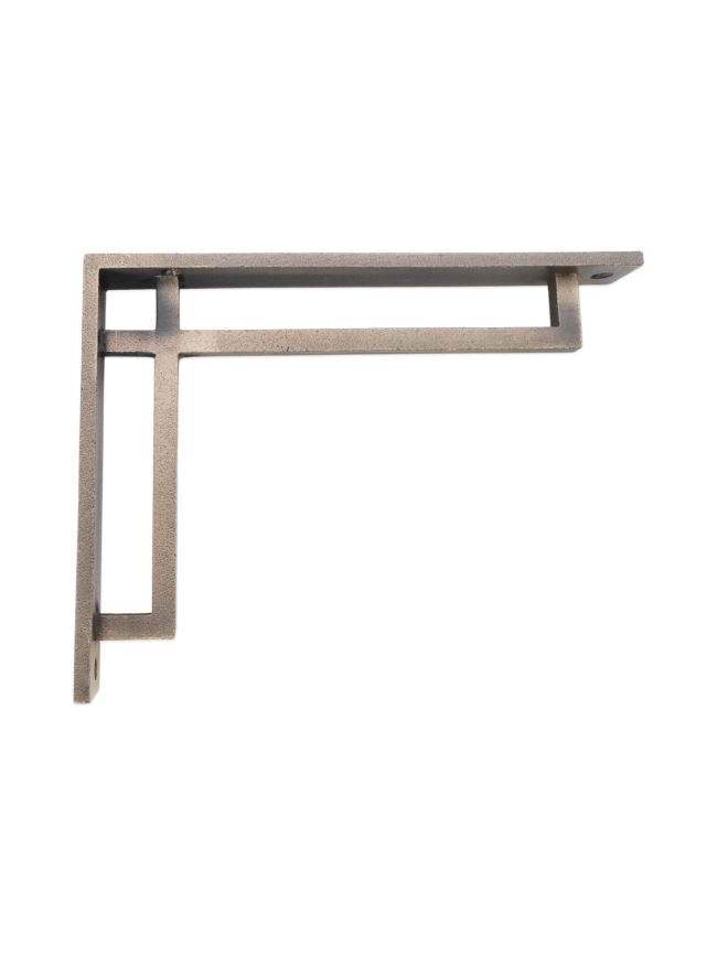 Narrow Art Deco Bracket Matt Antique (Sold in Pairs)