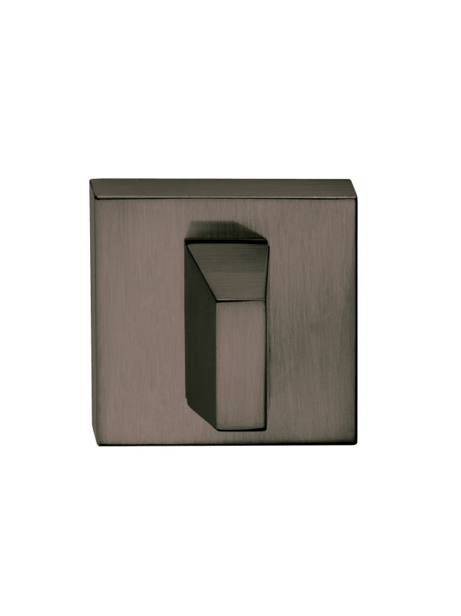 Tupai Rapido Curva/QuadraLine WC Turn on Square Rose (bolt through fixing only) - Titanium