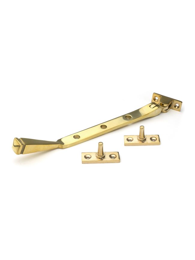 Polished Brass 8" Avon Stay