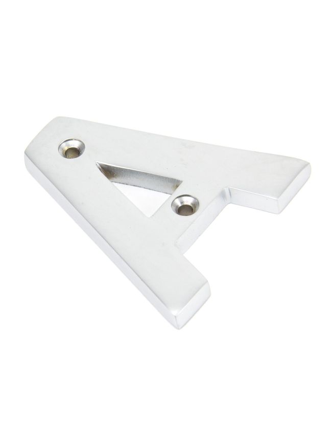 Satin Chrome Letter A