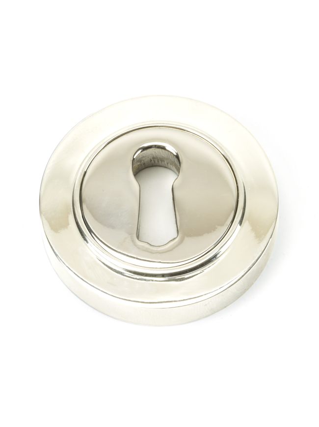 Polished Nickel Round Escutcheon (Plain)