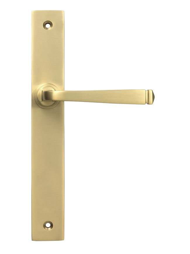 Satin Brass Avon Slimline Lever Latch Set