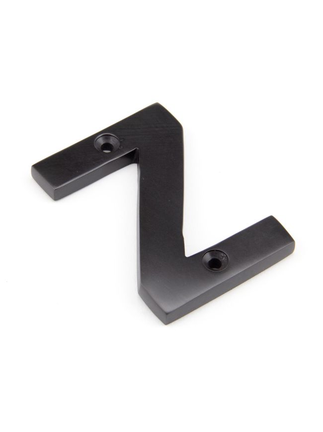 Aged Bronze Letter Z