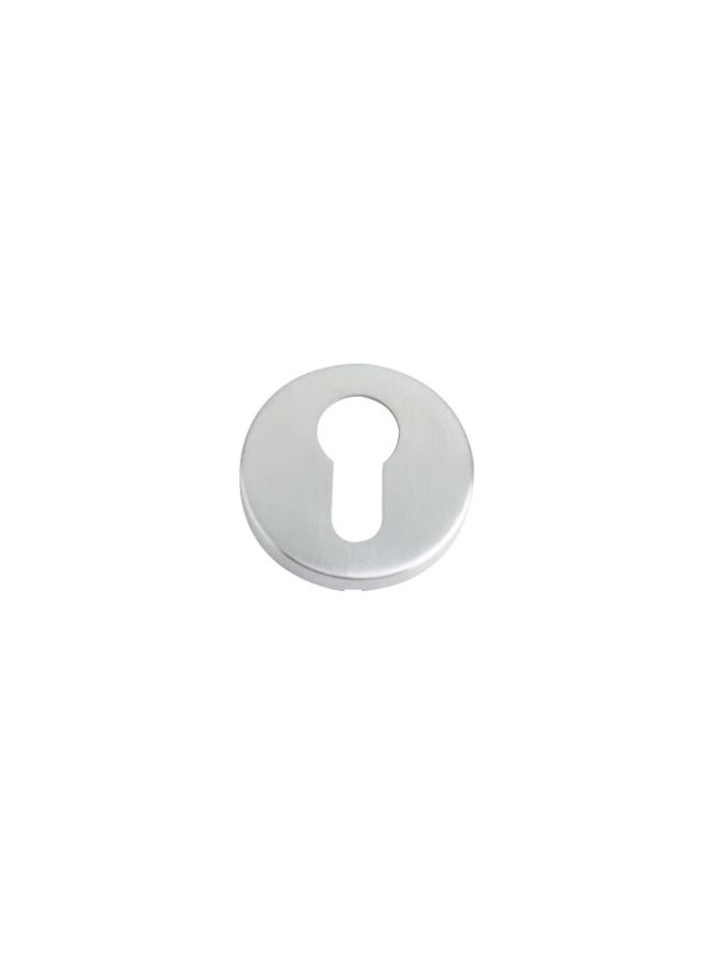 Zoo Hardware Euro Profile Escutcheon - 52mm Dia - Grade 201 - Stainless Steel