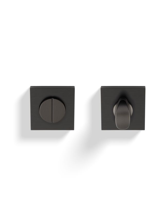 Valli Turn & Release Push-on Square Rosette - Dark Bronze PVD