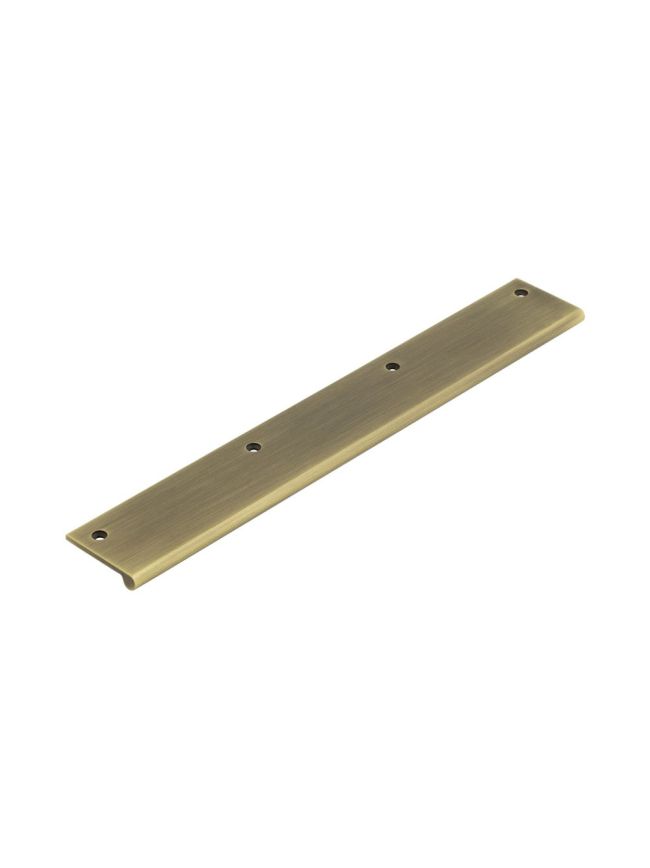 Burlingon 300mm Antique Brass Flat Edge Pull - By Frelan Hardware - BUR932AB