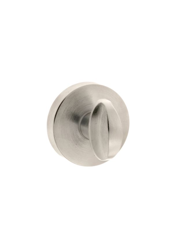 Forme WC Turn and Release on Minimal Round Rose - Satin Nickel